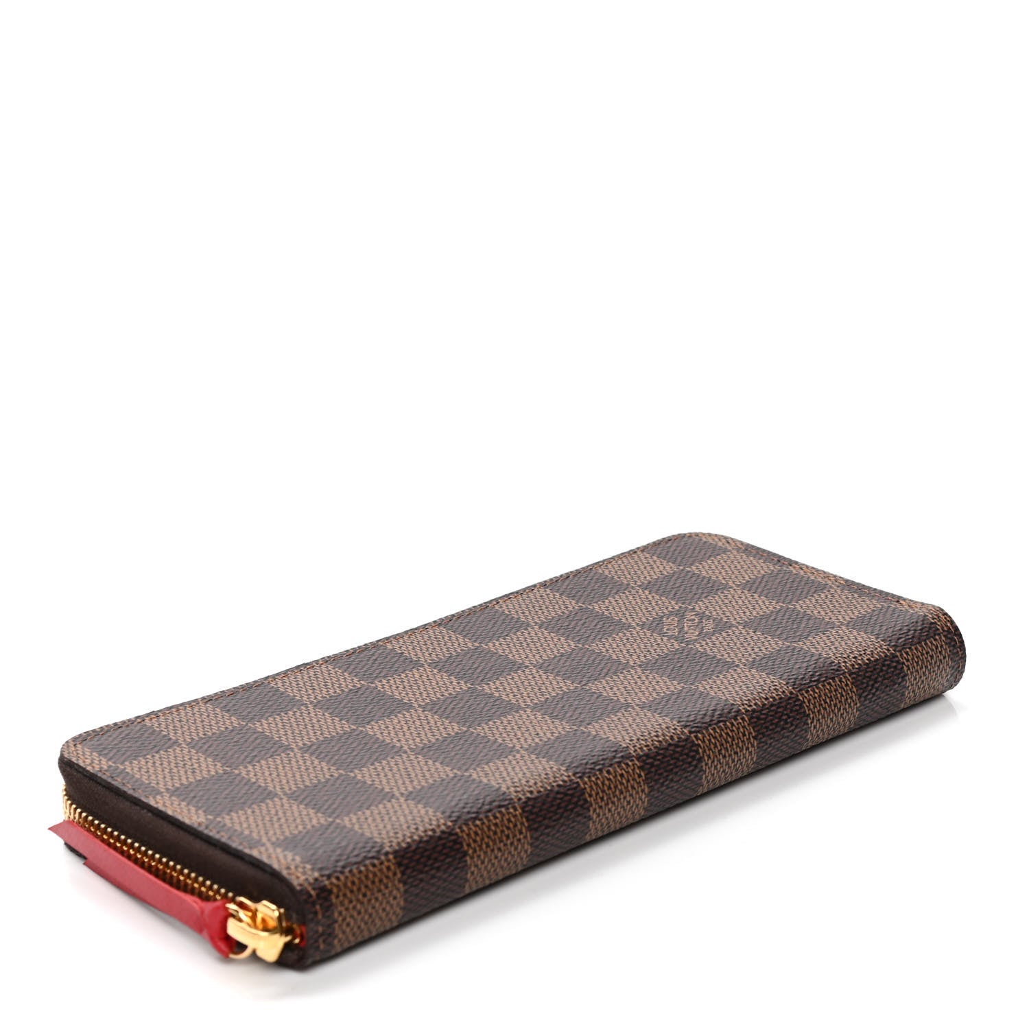 Louis Vuitton Damier Ebene Clemence Wallet Cherry 3 of 4