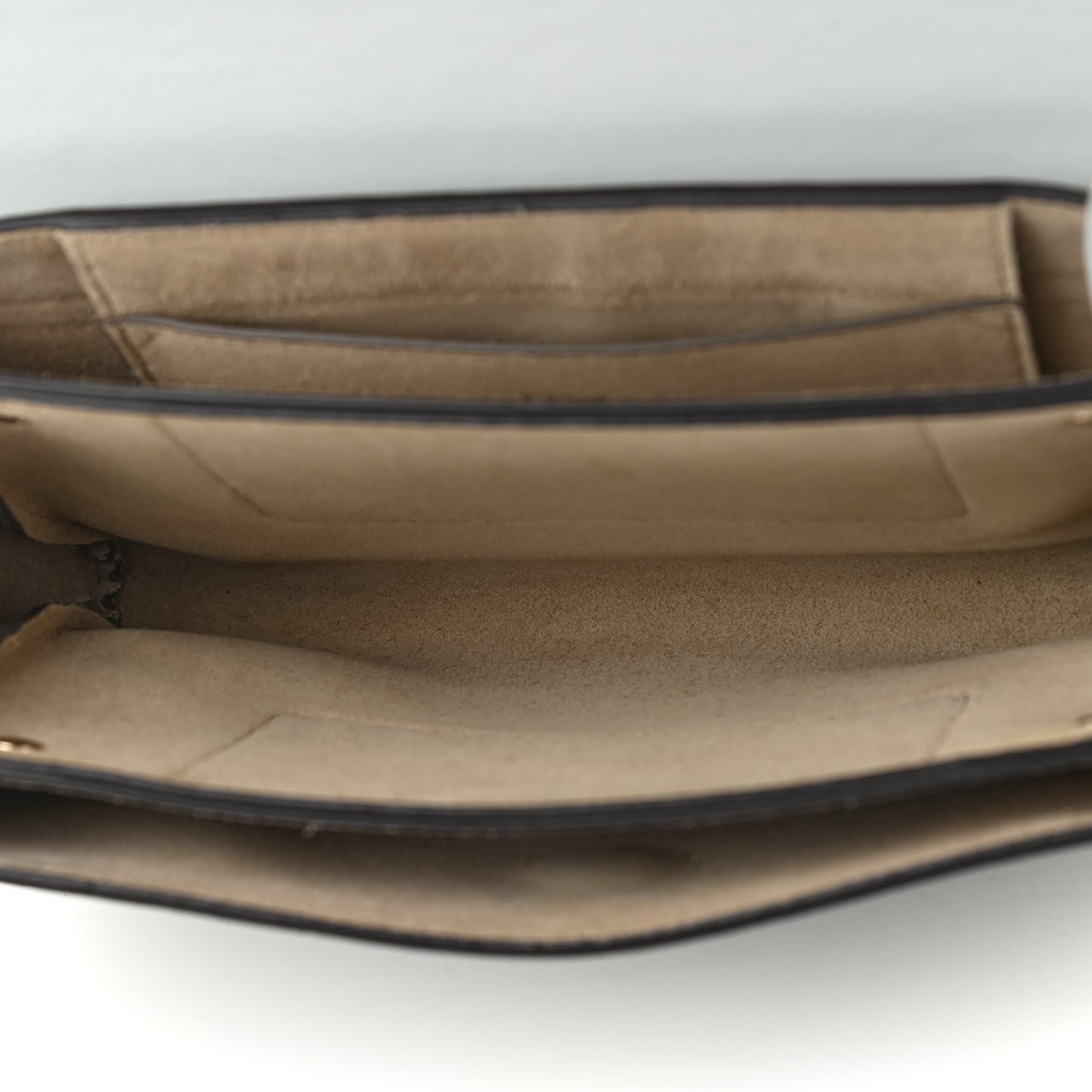 Suede Calfskin Small Faye Shoulder Bag Airy Grey