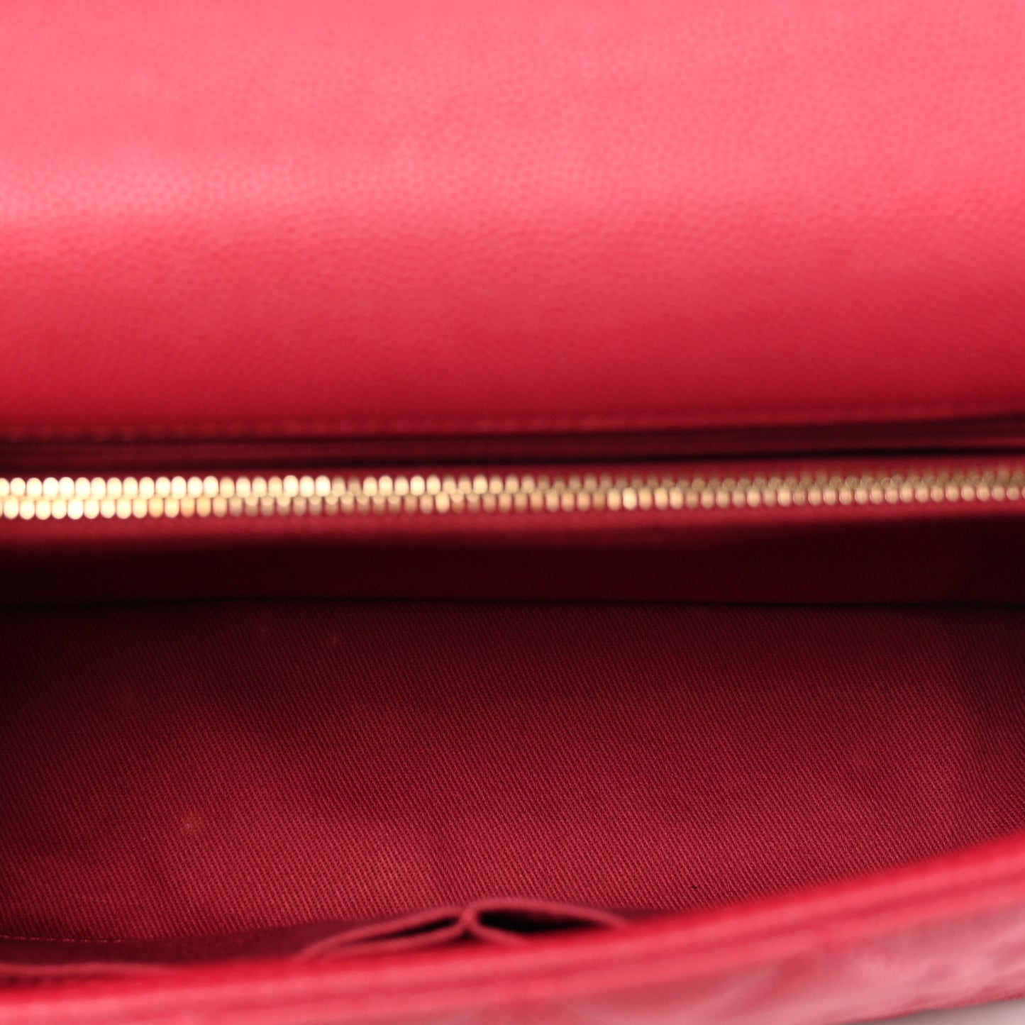 Caviar Quilted Small Coco Handle Flap Dark Pink