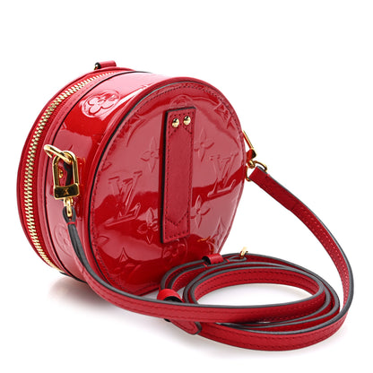 Louis Vuitton Vernis Mini Boite Chapeau Souple Red 3 of 9