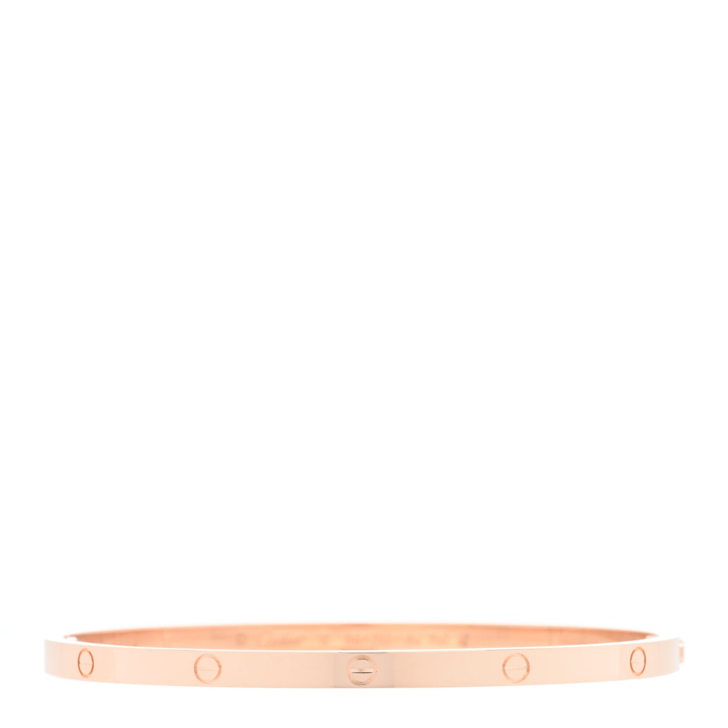 18K Pink Gold Small LOVE Bracelet 17