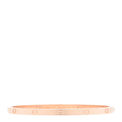 Cartier 18K Pink Gold Small LOVE Bracelet 17 1 of 5