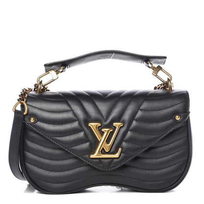 Louis Vuitton Calfskin New Wave Chain MM Black 1 of 10
