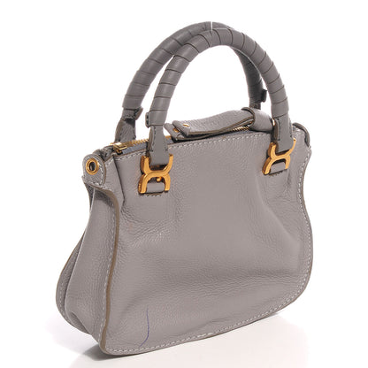 Chloe Calfskin Mini Marcie Satchel Cashmere Grey 3 of 12