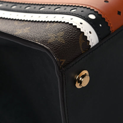 Louis Vuitton Monogram Calfskin City Steamer MM Brogue 10 of 14