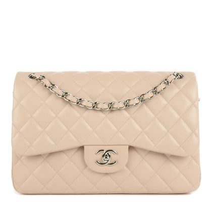 Chanel Caviar Quilted Jumbo Double Flap Light Pink 1 of 9