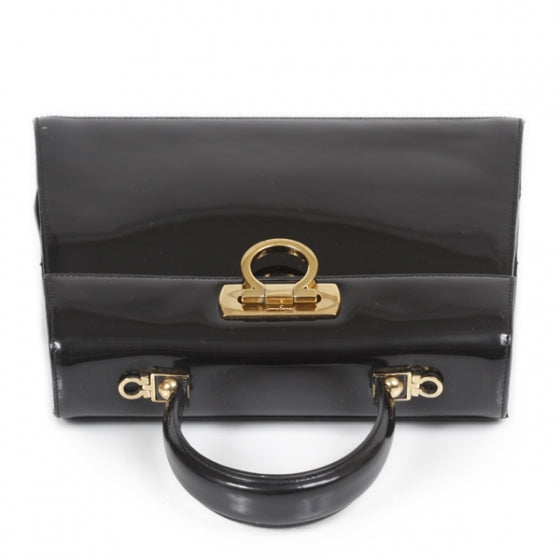 SALVATOREFERRAGAMOPatentKatiaBagBlack