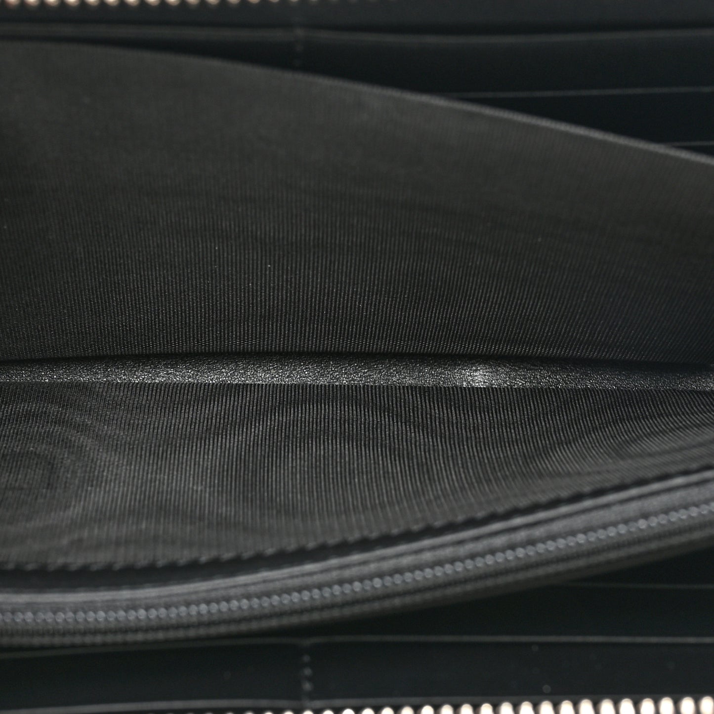 Guccissimma Signature Dorian Zip Around Wallet Black