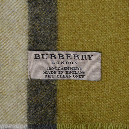 Burberry Cashmere Check Happy Fringe Scarf 4 of 4