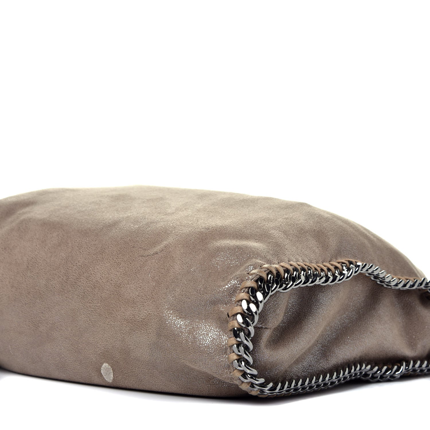 Stella McCartney Shaggy Deer Falabella Fold Over Tote Taupe 9 of 10