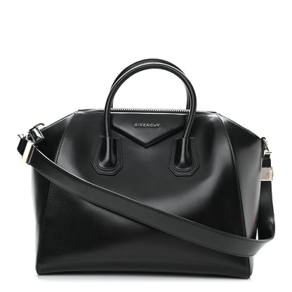 Givenchy Shiny Lord Calfskin Medium Antigona Black 1 of 14