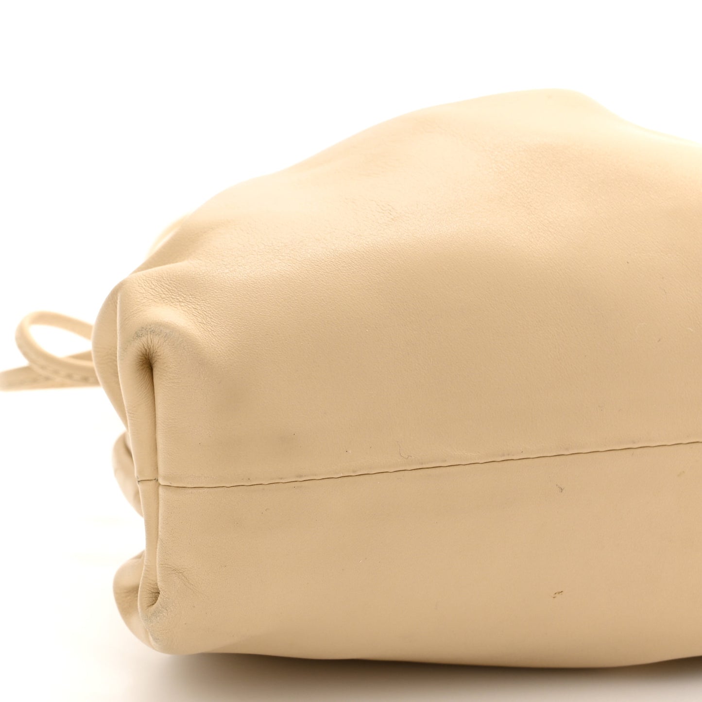 Butter Calfskin The Mini Pouch Almond