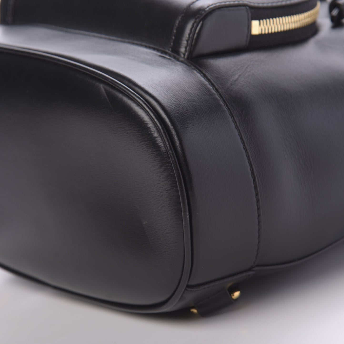 Boarded Plutone Calfskin Horsebit 1955 Single Buckle Backpack Black