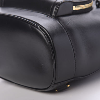 Gucci Boarded Plutone Calfskin Horsebit 1955 Single Buckle Backpack Black 6 of 14