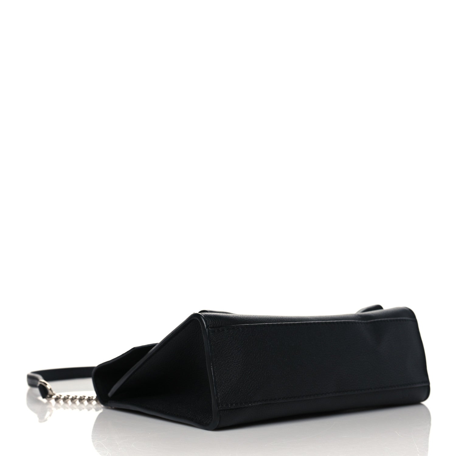Louis Vuitton Soft Calfskin Mylockme Chain Bag BB Black 4 of 10