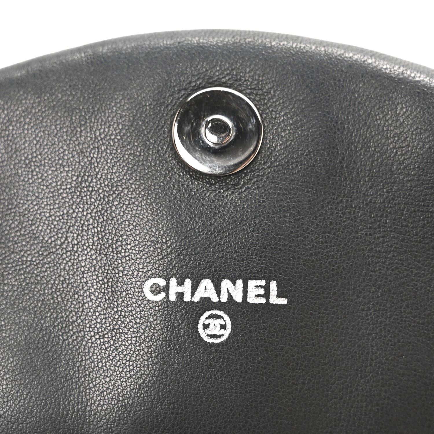 Chanel Lambskin Half Moon Wallet On Chain WOC Black 6 of 11