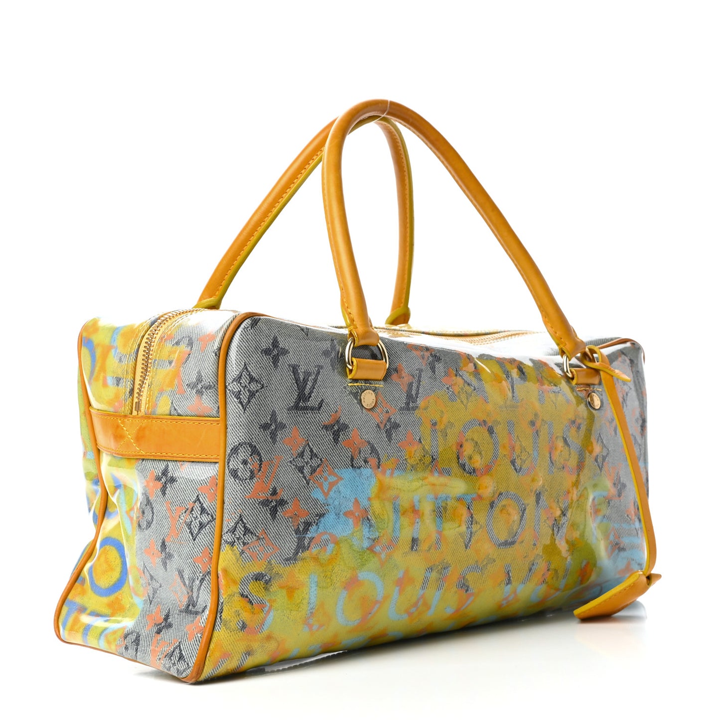 Monogram Pulp Defile Weekender PM Yellow