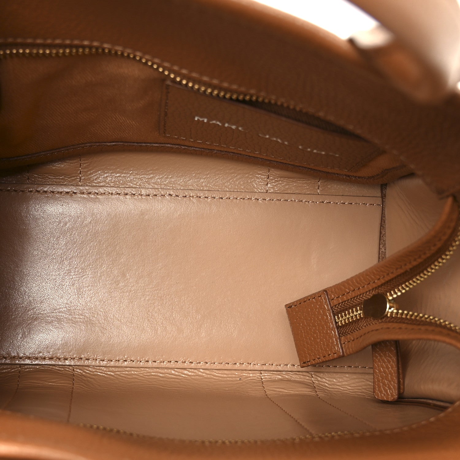 Marc Jacobs Grained Calfskin Small The Tote Bag Argan Oil 5 of 12