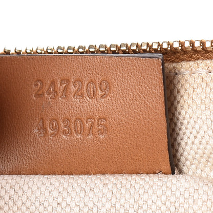 Gucci Metallic Monogram Medium Craft Tote Brown 9 of 17