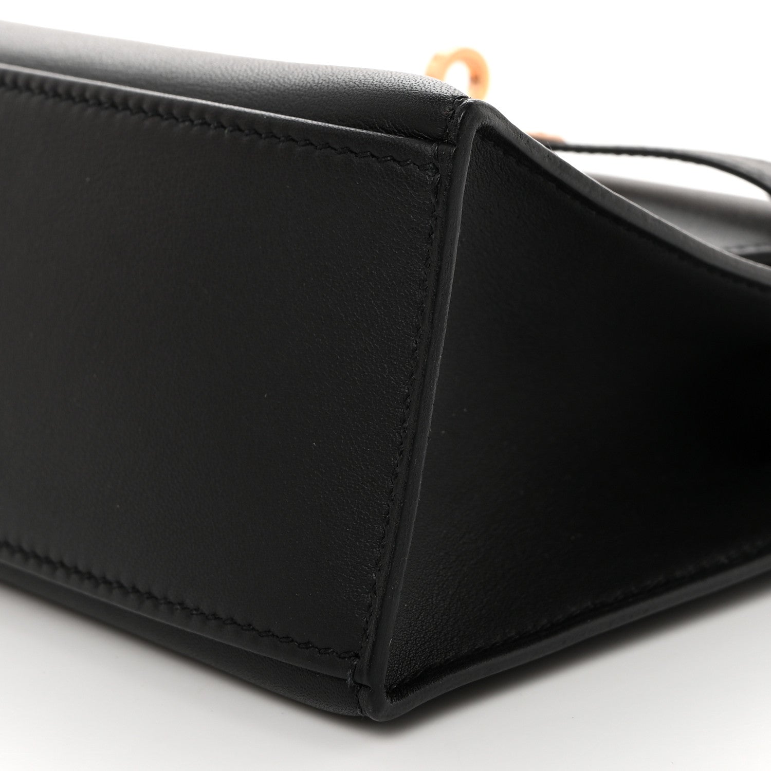 Hermes Swift Kelly Pochette Clutch Black 8 of 9