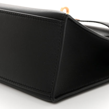 Hermes Swift Kelly Pochette Clutch Black 8 of 9
