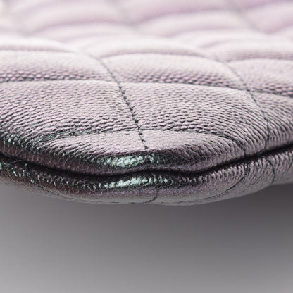 Chanel Iridescent Caviar Quilted Medium Cosmetic Case Black 5 of 10
