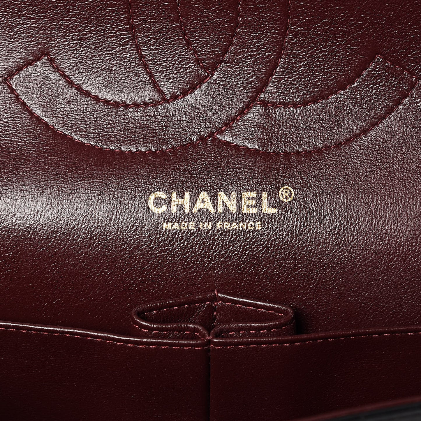 Lambskin Quilted Jumbo Double Flap Black