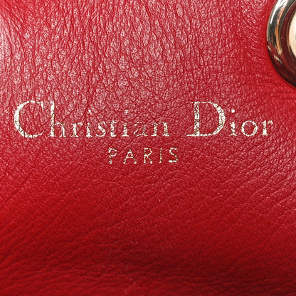 Christian Dior Calfskin Snakeskin Paradise Bubble Bucket Bag White Multicolor 6 of 9
