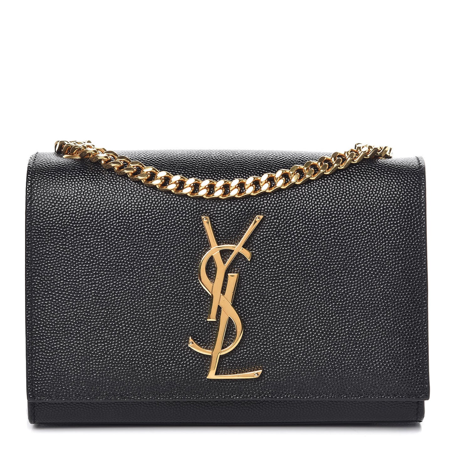 Grain De Poudre Small Monogram Kate Satchel Black