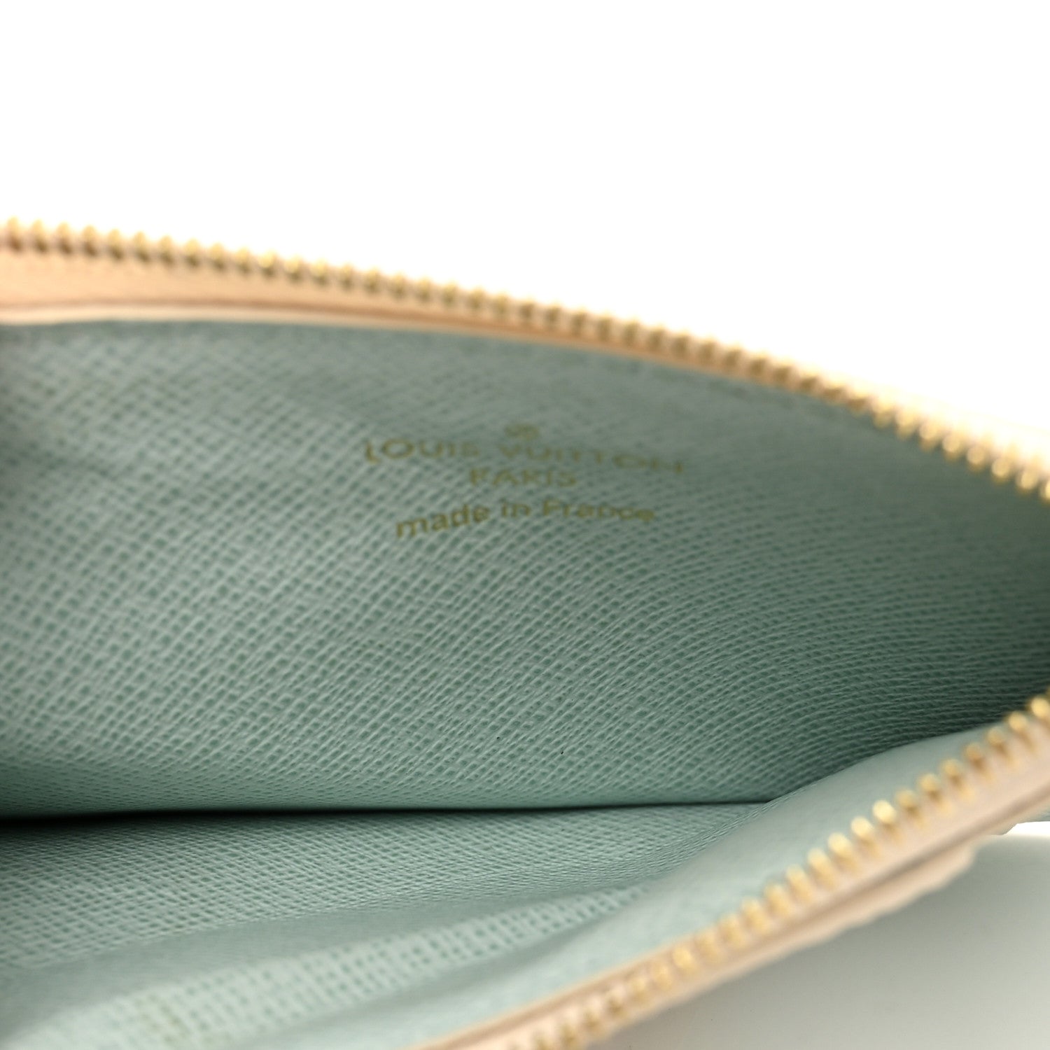 Louis Vuitton Damierlicious Zipped Romy Card Holder Pistachio Green 5 of 7