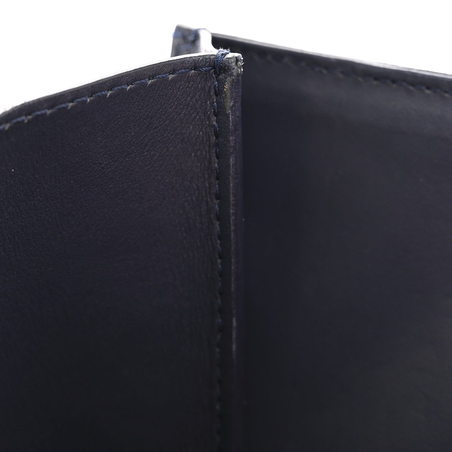 Printed Calfskin Ginny Shoulder Bag Navy