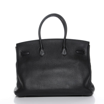 Hermes Taurillon Clemence Birkin 35 Black 4 of 30