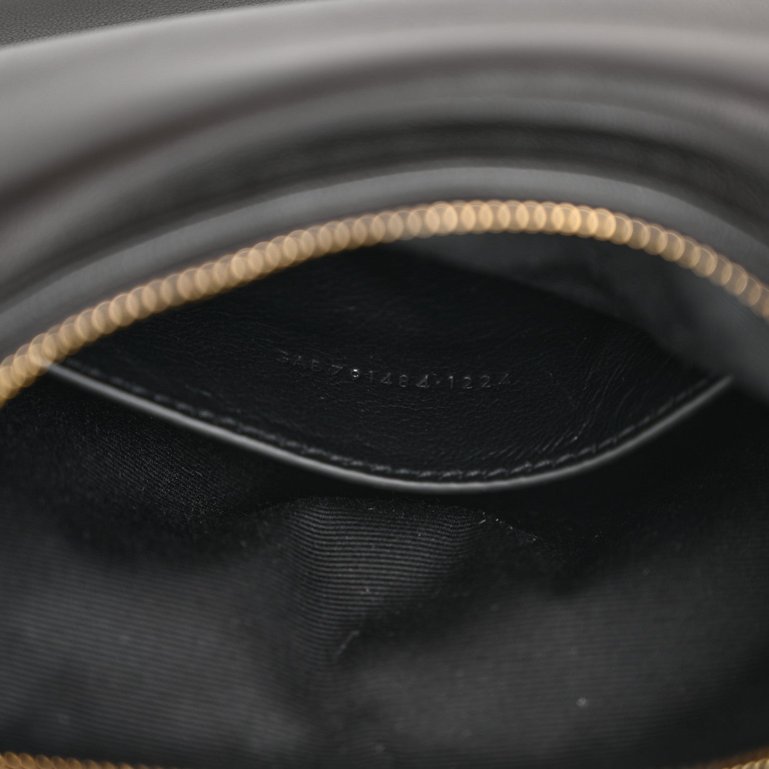 Saint Laurent Plunged Lambskin Calypso Mini Hobo Black 7 of 11
