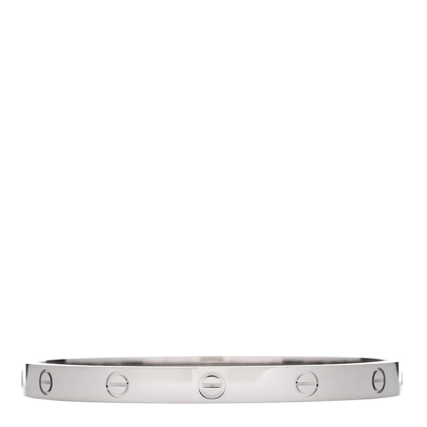 18K White Gold LOVE Bracelet 19