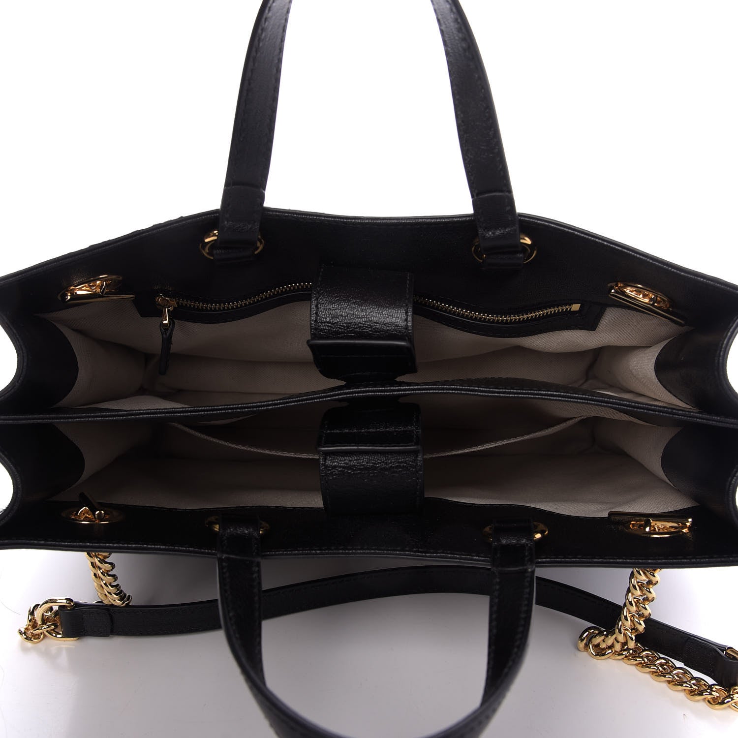 Gucci New Sakai Calfskin Lux Medium Horsebit 1955 Tote Bag Black 5 of 9