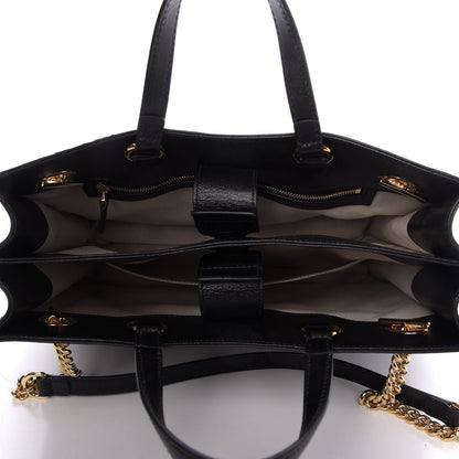 Gucci New Sakai Calfskin Lux Medium Horsebit 1955 Tote Bag Black 5 of 9