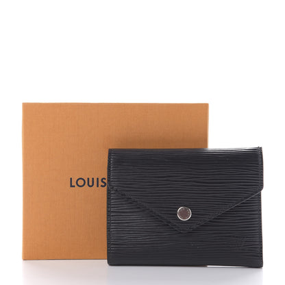 Louis Vuitton Epi Victorine Wallet Black 9 of 9
