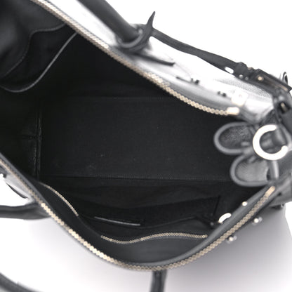 Saint Laurent Grained Calfskin Sac De Jour Souple North South Tote Grey 5 of 13