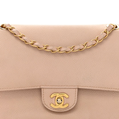 Chanel Grained Calfskin Medium Classic Pure Double Flap Nude 5 of 12