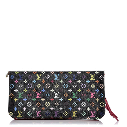 Louis Vuitton Monogram Multicolor Insolite Wallet Black Grenade 1 of 6