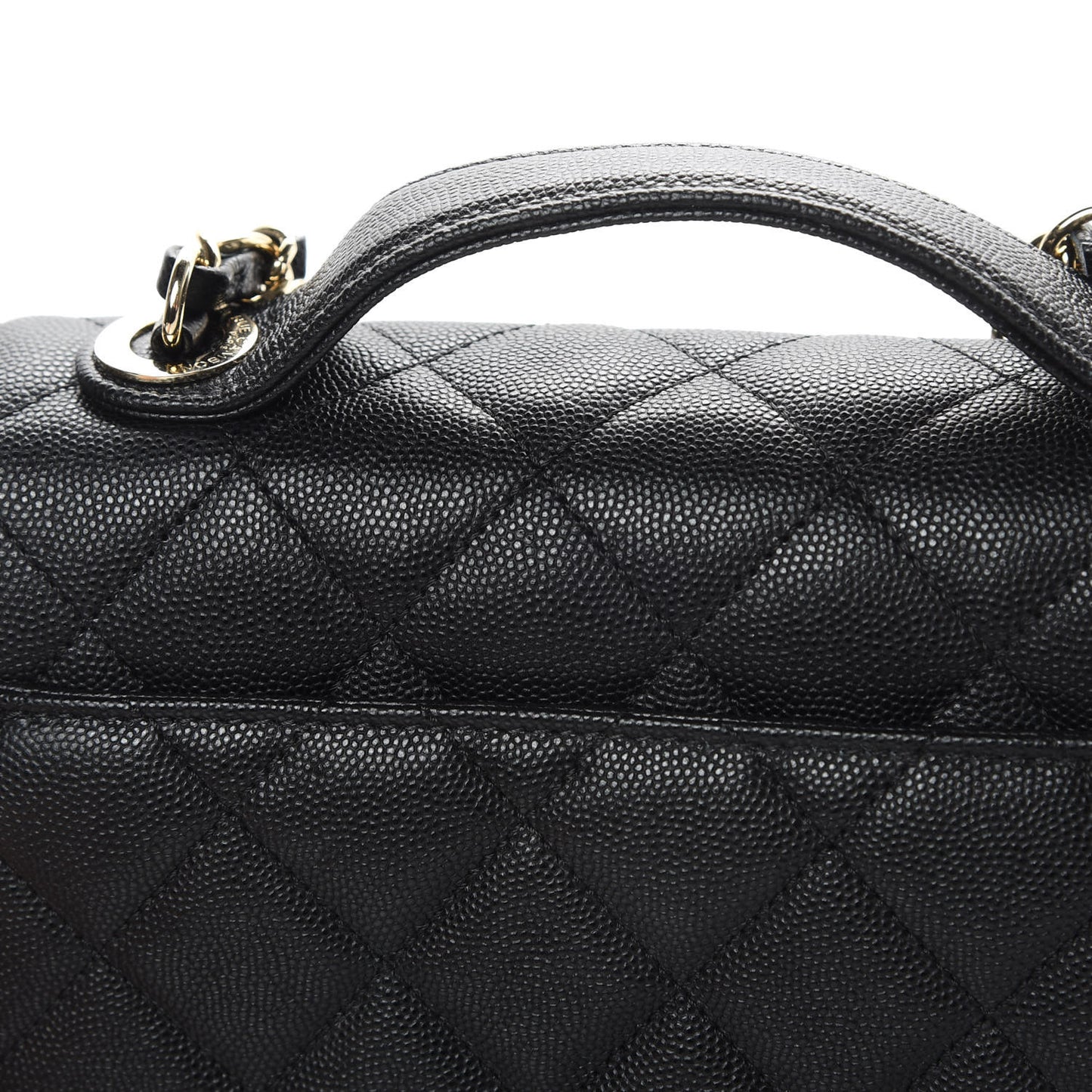 Caviar Quilted Medium Business Affinity Flap Black