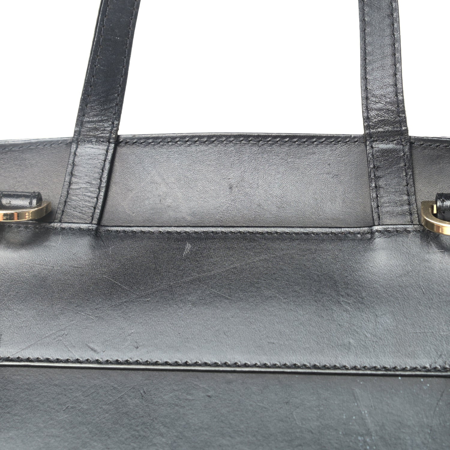 Mansur Gavriel Calfskin Mini Lady Bag Black Flamma 15 of 21