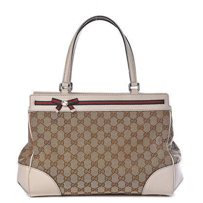 Gucci Monogram Medium Mayfair Tote Off White 1 of 12