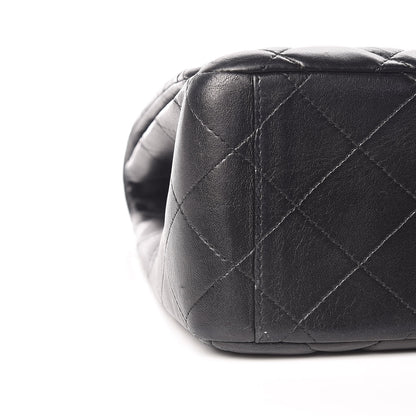 Chanel Lambskin Quilted Maxi Single Flap Black 9 of 11