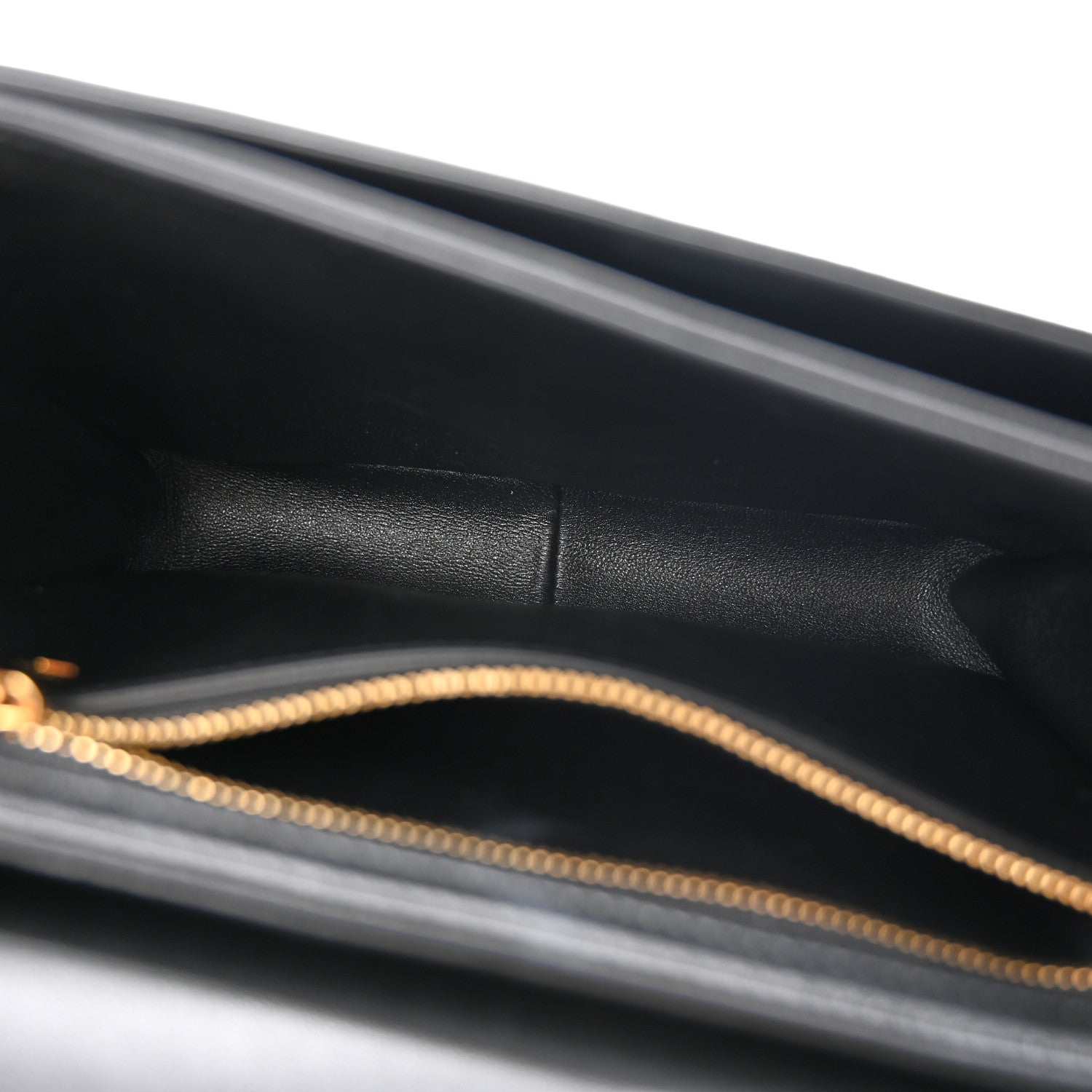 Celine Shiny Calfskin Teen Triomphe Black 5 of 11