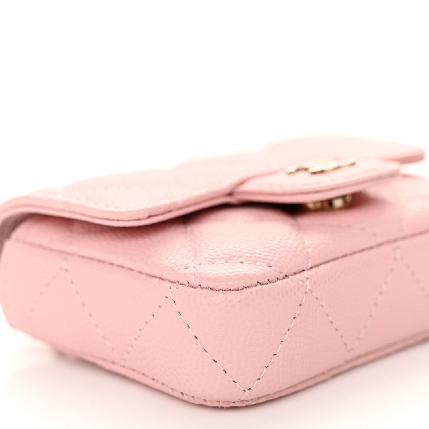 Chanel Caviar Quilted Mini Chain Belt Bag Light Pink 10 of 12