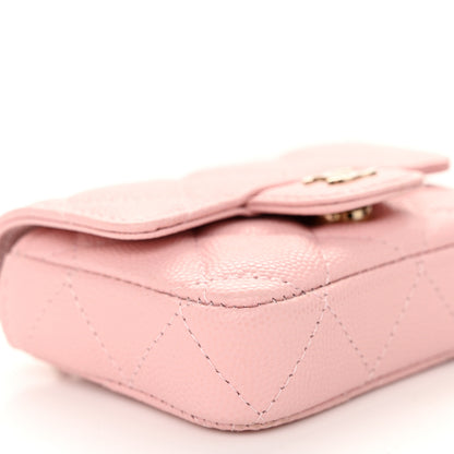 Chanel Caviar Quilted Mini Chain Belt Bag Light Pink 10 of 12