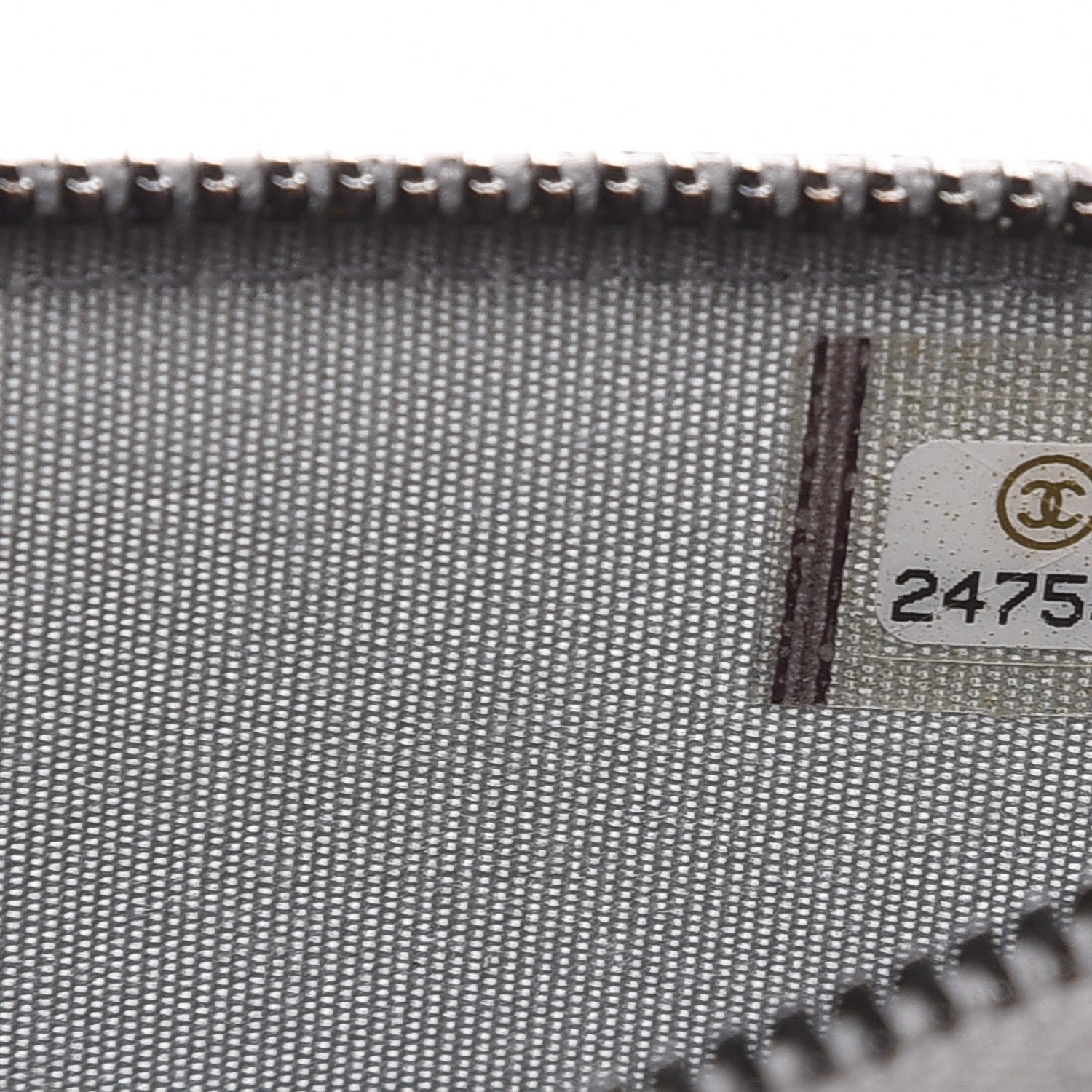 Chanel Metallic Caviar Quilted Small Boy Clutch With Chain Silver 9 of 10