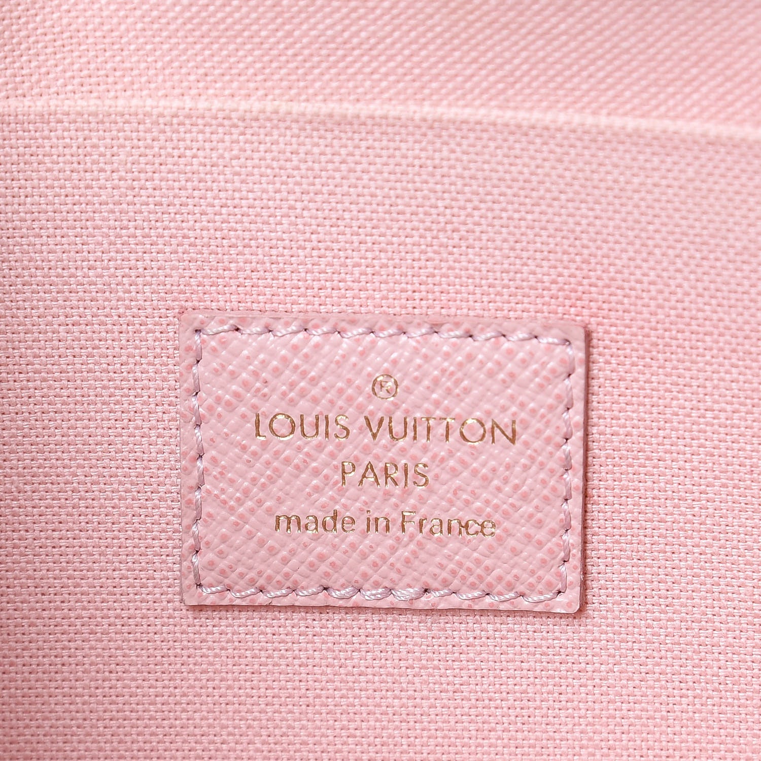 Louis Vuitton Damier Azur Pochette Felicie Chain Wallet Rose Ballerine 6 of 16