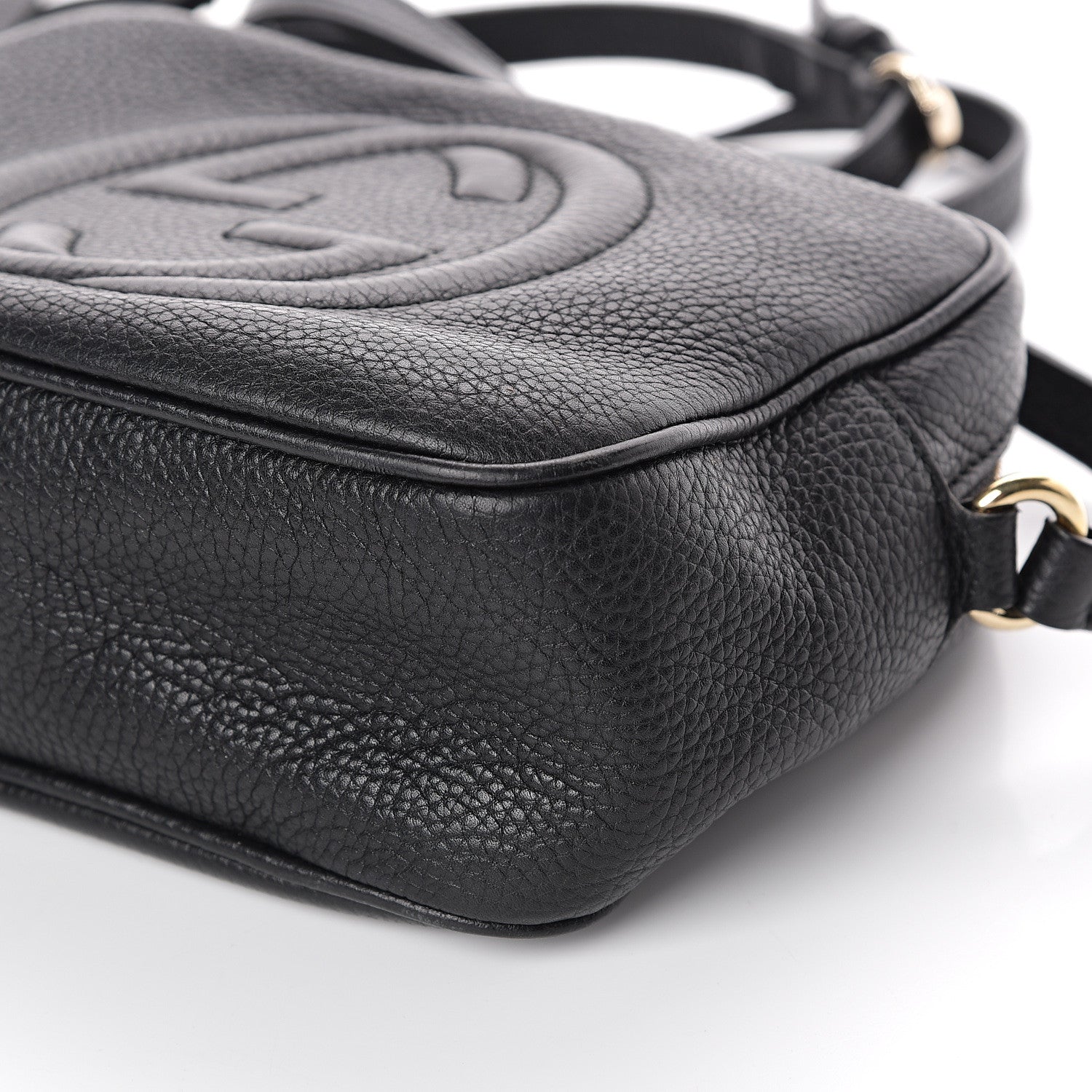 Gucci Pebbled Calfskin Small Soho Disco Bag Black 8 of 8